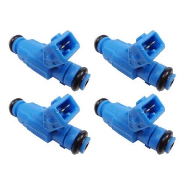 Kit 4 Bico Injetor Ford Fiesta Ka 1999 Á 2007 Azul 280155888
