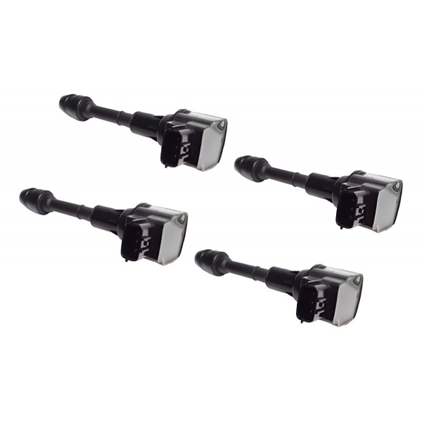 Kit Com 4 Bobina De Ignição Nissan X-trail 2.5 2005 A 2008