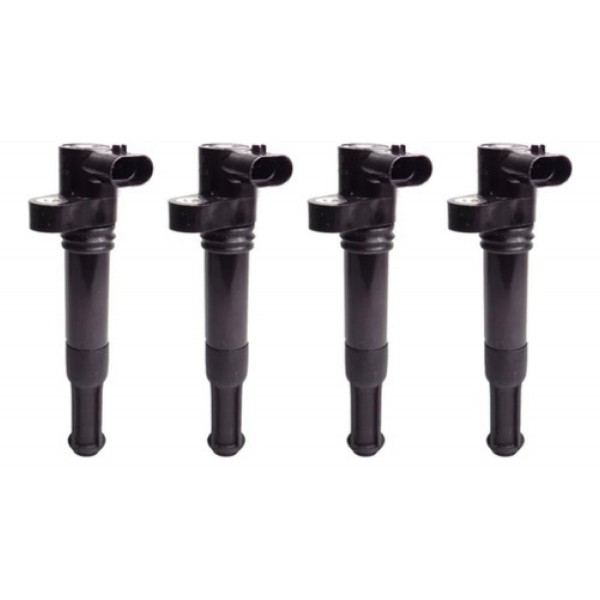 Kit 4 Bobina Ignição Fiat 500 Idea Punto Doblo 1.4 16v Flex