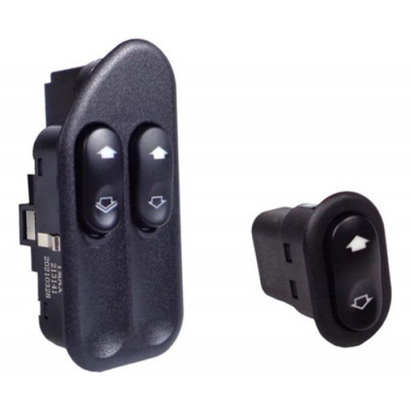 Botão Vidro Elétrico Duplo + Simples Fiesta Ecosport Ranger