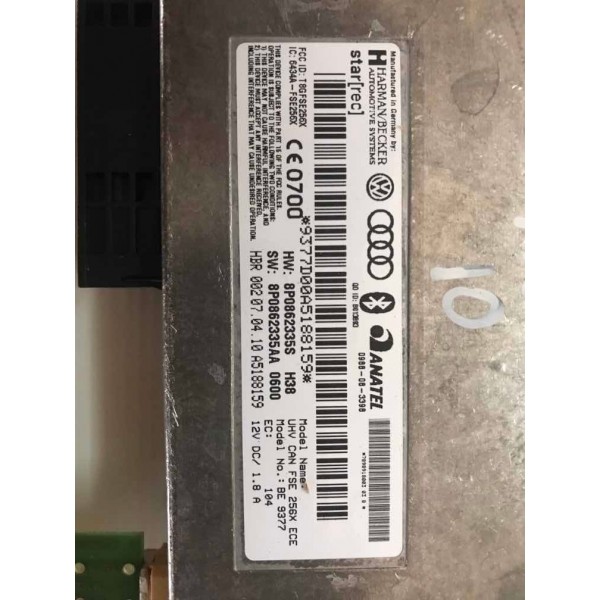 Módulo Bluetooth Audi A3 2010 8p0862335aa