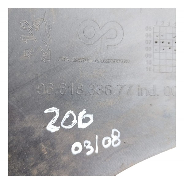 Parachoque Dianteiro Peugeot 206 2003 A 2008 9661833677