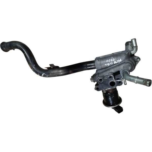 Carcaça Válvula Termostática Egr New Civic 2007 A 2011