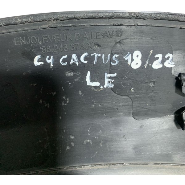 Alargador Paralama Dianteiro Esquerdo C4 Cactus 2018 A 2022