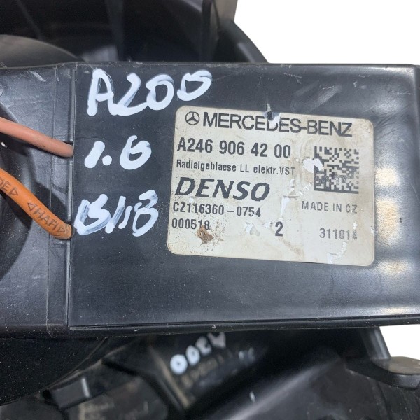 Motor Ar Forçado Mercedes A200 Gla 200 2015 2016 2017 2018