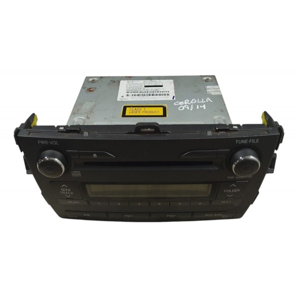 Rádio Som Toyota Corolla 2009/2014 Original