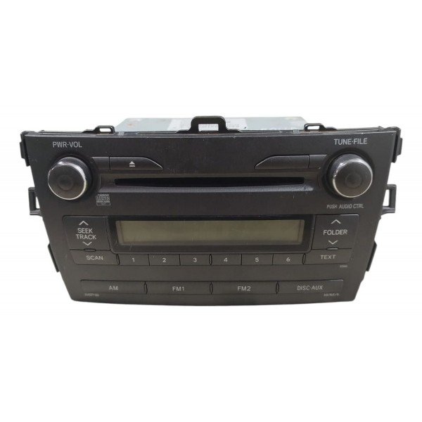 Rádio Som Toyota Corolla 2009/2014 Original