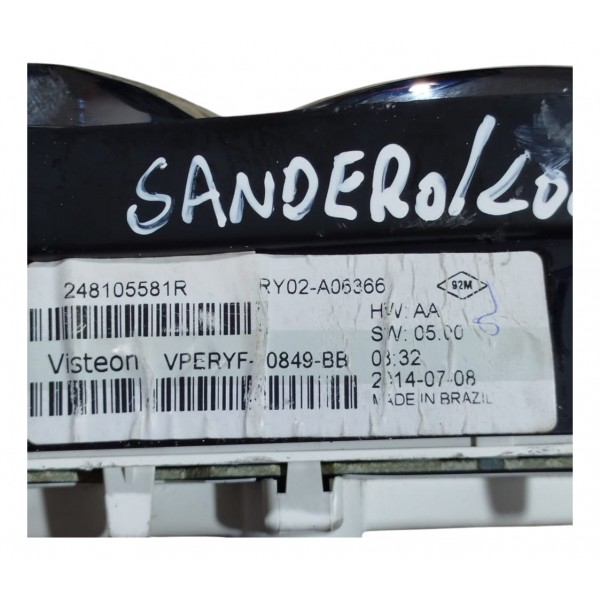 Painel De Instrumentos Sandero Logan 2014 A 2018 248105581r