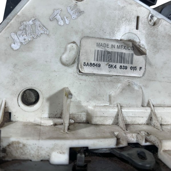 Fechadura Porta Traseira Esquerda Vw Jetta  Golf 2011 A 2018