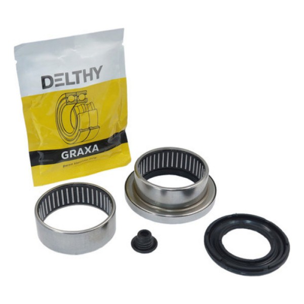 2 Kit De Rolamento Para O Eixo Traseiro 47mm Peugeot 206 207