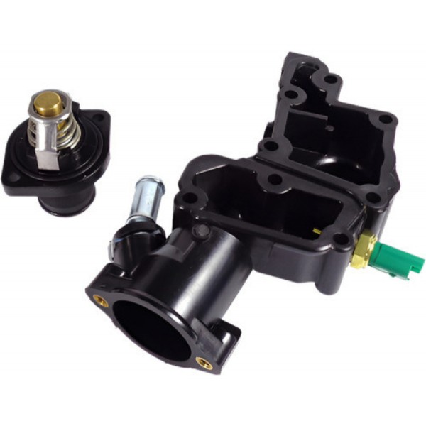 Carcaça Com Válvula Termostática Sensor 206 207 C3 1.4 Flex