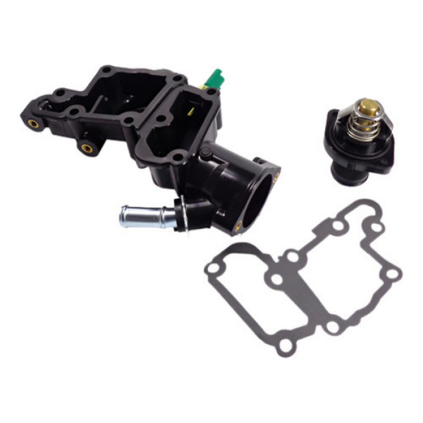 Carcaça Com Válvula Termostática Sensor 206 207 C3 1.4 Flex