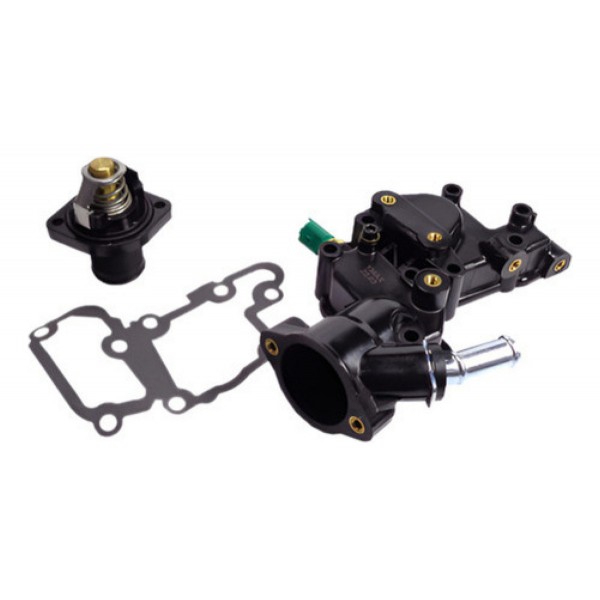 Carcaça Com Válvula Termostática Sensor 206 207 C3 1.4 Flex