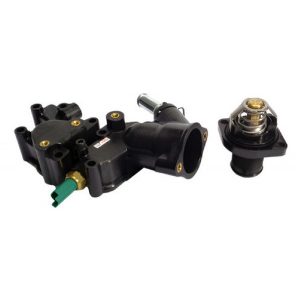 Carcaça Com Válvula Termostática Sensor 206 207 C3 1.4 Flex
