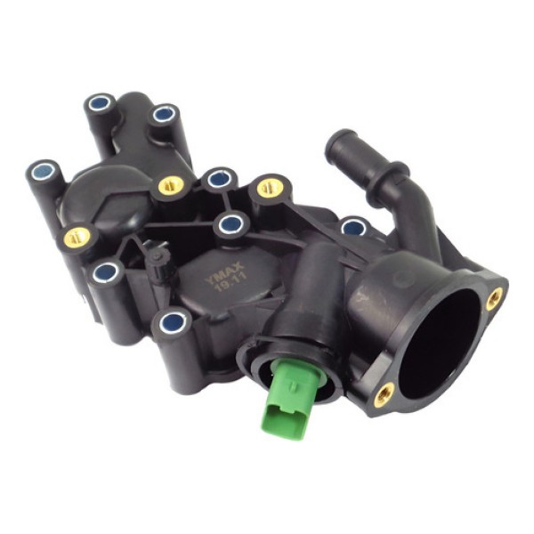 Carcaça Válvula Termostática Peugeot 206 1.6 16v 2012 Diante