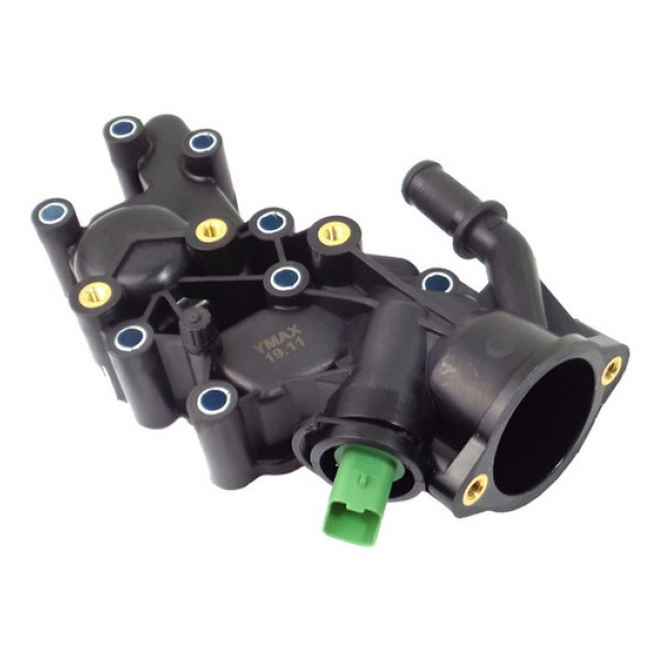 Carcaça Válvula Termostática Peugeot 206 1.6 16v Com Sensor