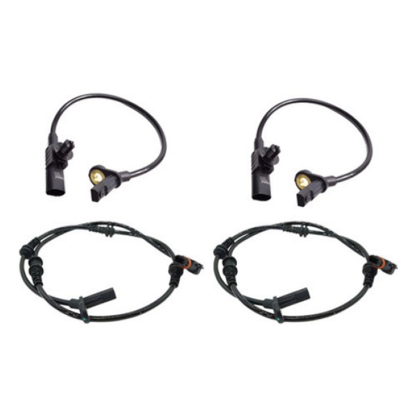 Kit 4 Sensor Freio Abs Mercedes Benz Ml 320 350 500 63 Amg