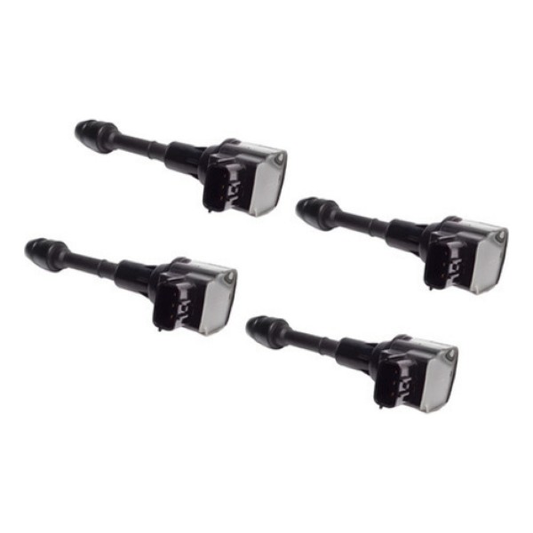 Kit Com 4 Bobina De Ignição Nissan X-trail 2.5 2005 A 2008