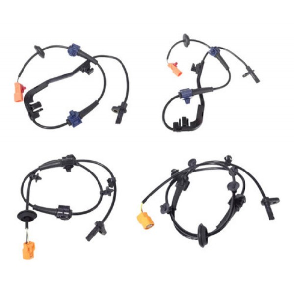 Kit 4 Sensores Freio Abs Honda Fit 1.4 1.5 2003 Á 2008